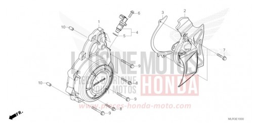 A.C. GENERATOR COVER CBR500RAR de 2024